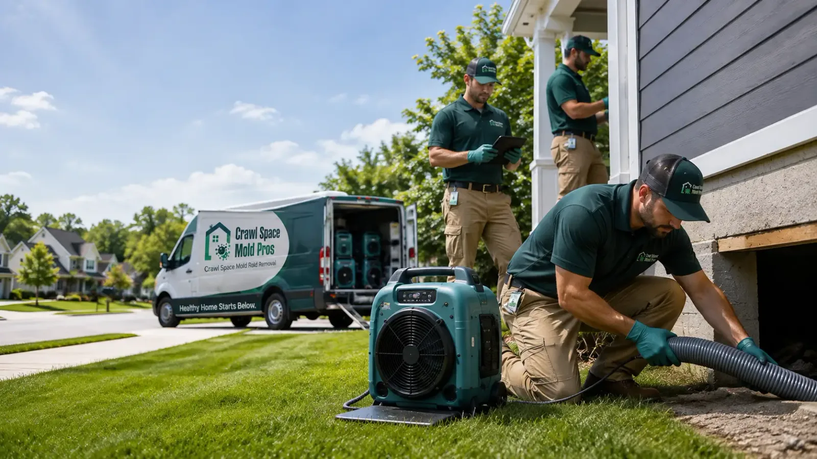Crawl Space Mold Removal in Sutton, ND